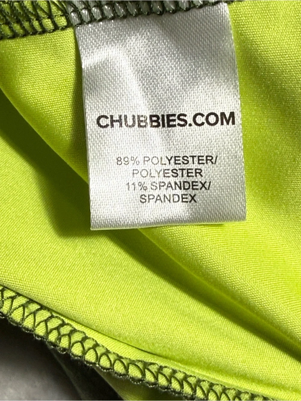 Chubbies Green Heather Quarter Zip Performance Pullover Medium